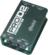 Radial PROD2 Stereo Passive DI Box Keyboard Studio Recording PA System